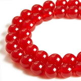 100pcs 8mm Carnelian Beads Natural Gemstone Beads Round Loose Beads for Crafting and Jewelry Making