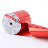 4inch x 50yards Shiny Red Waterproof Ribbon,Curling Ribbon for Gifts Package Wrapping,Crafting.