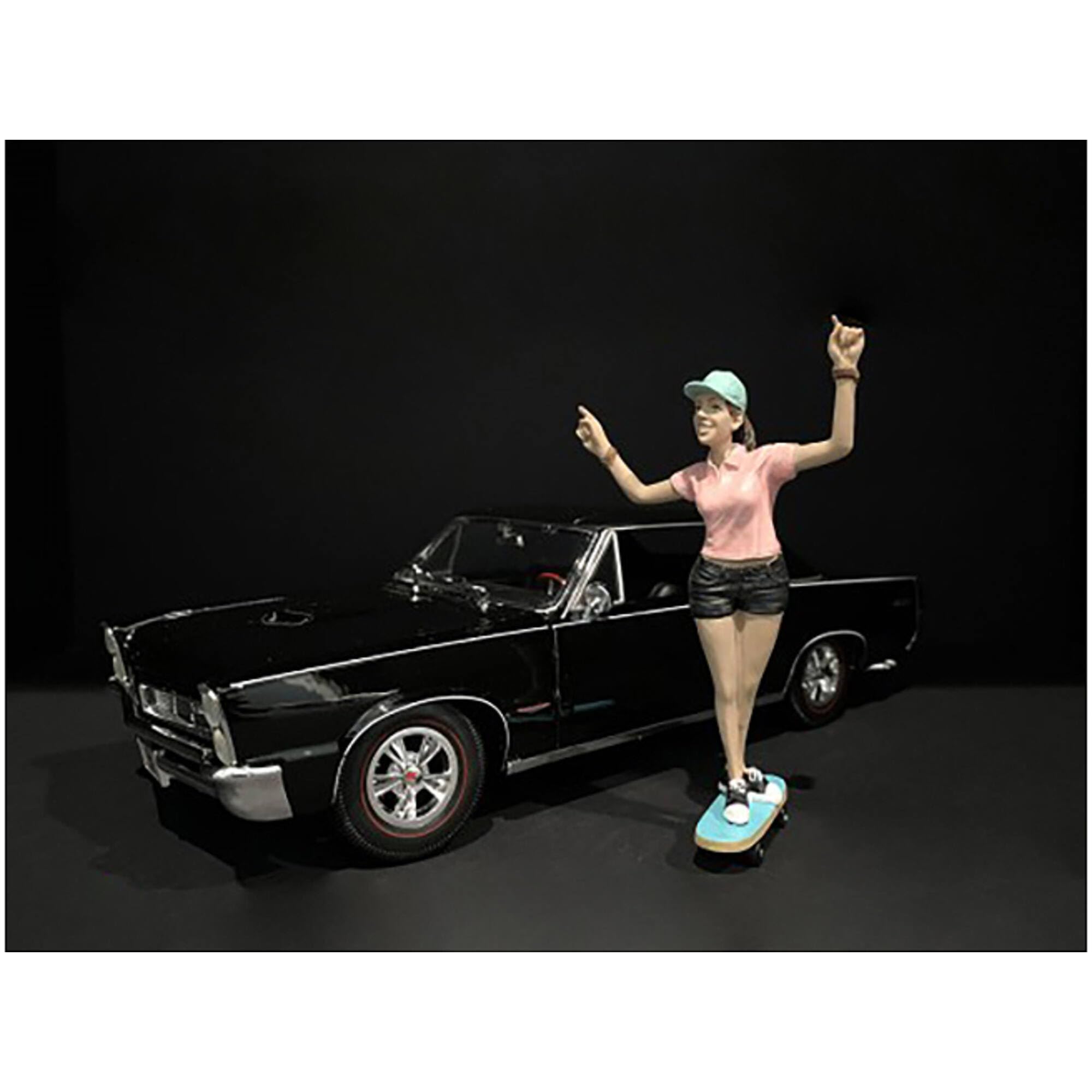 American Diorama 38343 Skateboarder Figurine Iv For 1 By 24 Scale Models