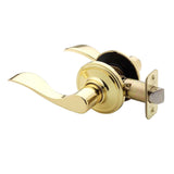 Copper Creek Hardware WL2220PB Door Lever, 3 x 5 x 6.8, Polished Brass, 1 Count (Pack of 1)