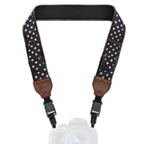 USA Gear TrueSHOT Neck Strap Neoprene Camera Straps Padded Camera Strap, Pockets, and Quick Release Buckles Compatible with 