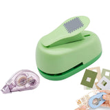 2 Pcs Stamp Puncher, Postage Stamp Punch With DoubleSided Adhesive Tape, Craft Scrapbooking Tool For Diy Card Making, Art Proje