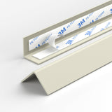 RUANSTEC 2 Pack Baby Corner Guards, Off-White Self-Adhesive Edge Protectors 0.98x39.4 for Furniture, Tables & Walls, Child Safet