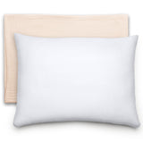 Comfy Cubs Toddler Pillow with Muslin Pillowcase, 13 x 18 in - Travel and Sleep Support for Kids - Lightweight, Breathable Micro