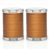 Selric 300Yards Extra Strong Bonded Nylon Thread for Leather Sewing, Brown Heavy Duty Upholstery Thread for Heavy Fabric (2 Spoo