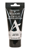 Grumbacher Academy Acrylic Paint, Gloss, 75ml/2.5 oz. Plastic Tube, Thalo Silver (C195P)