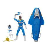 Power Rangers Lightning Collection in Space Blue Ranger & Galaxy Glider 6-Inch Premium Collectible Action Figure Toy, Multiple A