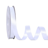 Ribest White Double Faced Satin Ribbon, 1/2 Inch 25 Yard Ribbon for Crafts Gift Wrapping Bows Wedding Party Decoration Bouquet