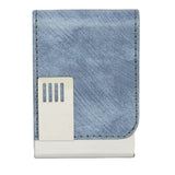 Style Shoes Stainless Steel Regular Card Holder For Men & Women (Blue)2702Im14