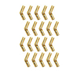 QCAA Solid Brass Invisible Barrel Hinge for Jewelry Box, Pencil Box, 18mm x 5mm (0.71 x 0.197), Vibrated Brass, Made in Taiwan, 