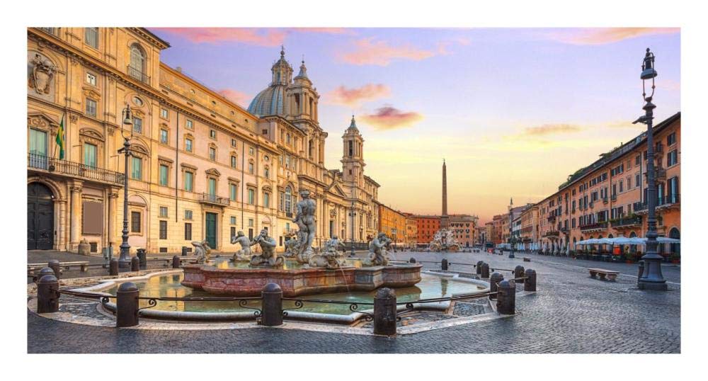 Piazza Navona, Roma-Paper Art-26,,X14,,