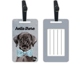 Nutcase Designer Luggage Travel Baggage Tags Single Tag With Name Card Inside Black Beauty