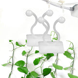 Baitahaus Plant Climbing Wall Fixture Clips, Transparent, SelfAdhesive, For Vine And Creeper Support, No Drilling, 30 Pcs