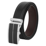 Zacharias MenS Leather Belt (Sl02_Black)
