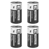 EEMB ER14250 Battery 1/2AA 3.6V Lithium Battery Li-SOCL2 (4-Pack) Non-Rechargeable XL-050F SB-AA02 LS14250 for Dog Collar Meter 