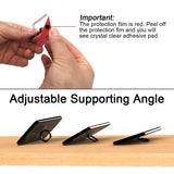 Transparent Phone Ring Holder Grip Tomorotec 360 Degree Free Rotation, Clear Cell Phone Finger Ring Kick-Stand Compatible with i