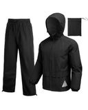COOFANDY Men Golf Hunting Rain Gear for Men Waterproof Rain Suit for Motorcycle Riders