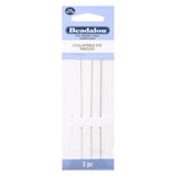 Beadalon Collapsible Eye Needles, Variety Pack, Fine 0.30 mm / .012 in, Medium 0.36 mm / .014 in, Heavy 0.51 / .020 in, 5 in / 1