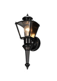 Heath HZ-4150-BK Zenith Motion-Activated Four-Sided Coach Light, Black Brass