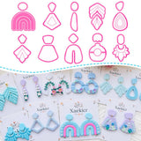 Xaekicr Abstract Shapes Polymer Clay Cutters Set - Clay Cutters for Polymer Molds, Clay Earring and Versatile Tools
