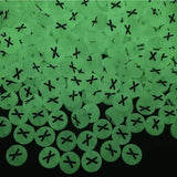 200PCS Letter Beads Glow in The Dark 4x7mm Acrylic Alphabet Letter X Beads for Jewelry Making Bracelet