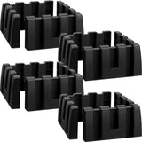 Datanly 4 Sets Car Trunk Organizer Blocks for Back of SUV Multipurpose Car Storage Organizer Blocks Trunk Divider Available to W