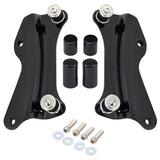 Amazicha Vivid Black 4 Point Docking Hardware Kit , 4 PCS Docking Hardware Covers Compatible for Harley Davidson Touring Street 