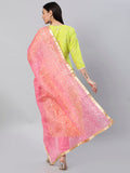 Gosriki Women'S Cotton Straight Printed Kurta With Pant & Dupatta (Shipra Green-Nw5-Gs_L_Green_Large),Green,,B0BZMH4HTK