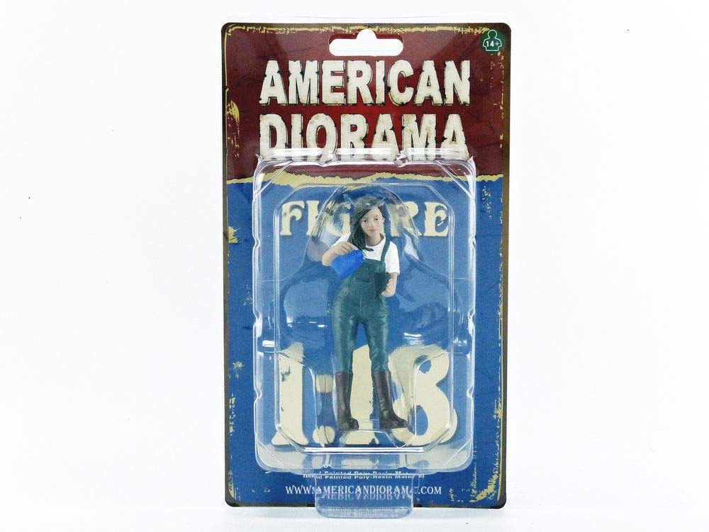 American Diorama Car Girl In Tee Kylie Figurine For 1/18 Scale Models