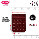 Trylo Bra Hook 4X4 Pack 3 - Marun,MARUN,,B0C9D3XNBP