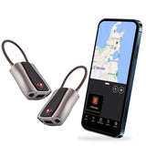 Tag8 Dolphin Bluetooth Smart Padlock (Pack2) For Bag, Luggage And Suitcase With Alarm, TsaCompliant, Keyless And CodeLess, Un