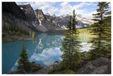 Moraine Lake In The Valley Of The Ten Peaks, Banff National Park, Alberta, Canada-Paper Art-62,,X42,,