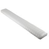 Wise 8WD1120-36 Padded Cockpit Bolster with Stainless Steel Mounting Clips, White, 36