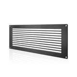 AC Infinity Passive Ventilation Grille 17, Black, for PC Computer AV Electronic Equipment Cabinets, Rooms, and Closets