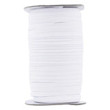 Mandala Crafts 55 Yards 1/4 Inch White Double Fold Bias Tape for Sewing - Bias Binding Tape for Quilting Binding, Hemming, Seam,