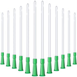 Nuanchu 120 Pieces PVC Replacement Tubings Supplies Tubes Kit Clear Replacements Hose with Flexible Rounded End for Smooth Inser