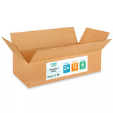 Large Shipping & Moving Boxes 24x12x6 inches (10-Pack) - Extra Strength 200 lb vs Regular - Corrugated Shipping Boxes Large for 