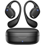 EXECCZO Open Ear Headphones - AirFlow Pro Bluetooth 5.3 Earbud Wireless Earphones Headset for Running and Outdoor Activities wit