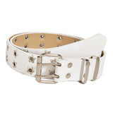 Enakshi Women Leather Belt Decorative Waistband Punk Waist Belt For Jean Pant White |Clothing, Shoes & Accessories | Womens Acce