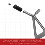 OxGord Dirt Bike Kickstand Triangle Lift - Dirtbike Accessories Parts Best for Mini Motorcycle Kick Stand - Motocross Moto Bikes