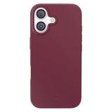 VELVET CAVIAR Case for iPhone 17 | Compatible with MagSafe | 10ft Drop Tested | Smooth SatinShield Finish | Burgundy 1990