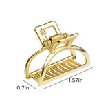 Small Hair Clips Akamino Metal Hair Claw Clips, Hair Accessories for Women Half Bun Hairpins for Thick - 8 Pack