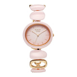 Titan Raga Ceramics Quartz Pink Dial Analog Women'S Watch | Elegant Metal & Ceramic Strap | Stylish Women'S Analog Watches | Per