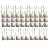 Zoomella 40Pcs 15M Garden Tomato Hook Clamps | Stretchable NailClip Support For Vine Crops | Durable Steel Pvc Nylon | Suitable