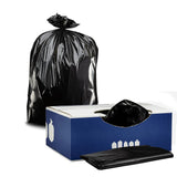Plasticplace 42 Gallon Trash Bags 1.7 Mil Black Ecofriendly Garbage Can Liners 40 x 47 (100 Count)