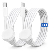 2Pack for Apple Watch Charger USB C Magnetic iWatch Charger Cable Fast Charging Cord Compatible with Watch Ultra2 Ultra Series 9