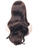 AneShe Wigs 28 Long Wavy Hair Heat Resistant Cosplay Wig for Women (Dark Brown)