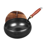 ATORSE Nonstick Wok Versatile Cookware Universal 9.45inch for Camping Hotel Kitchen with lid