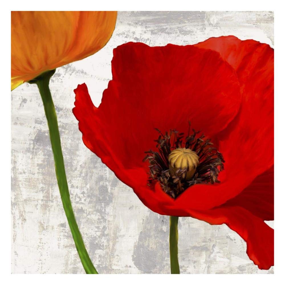 Summer Poppies I-Paper Art-26,,X26,,