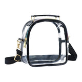 Snappsy Crossbody Bag Adjustable Strap Outdoor Slings Bags For Towel Skincare Makeup Black